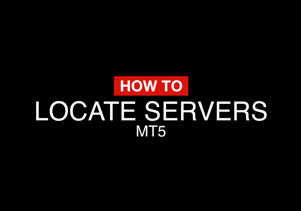 How to Locate servers MT5